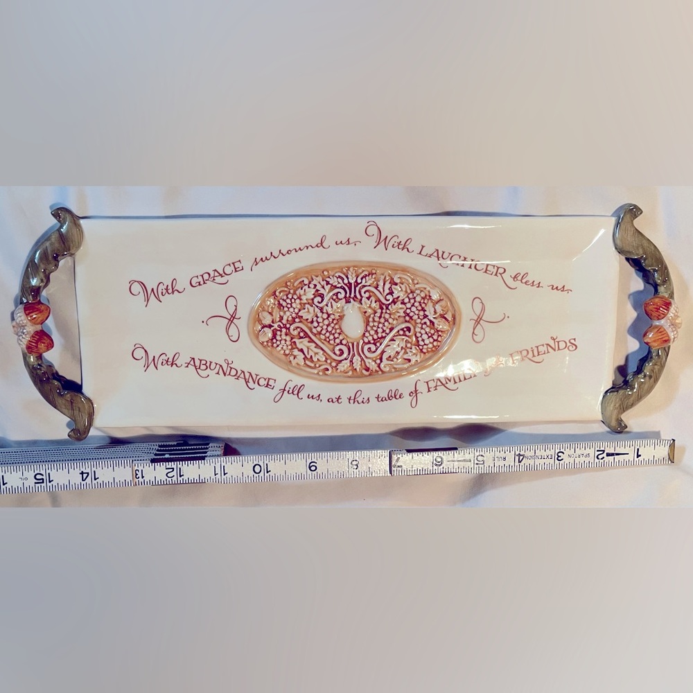 Amscan tray, lovely sentiment displayed.